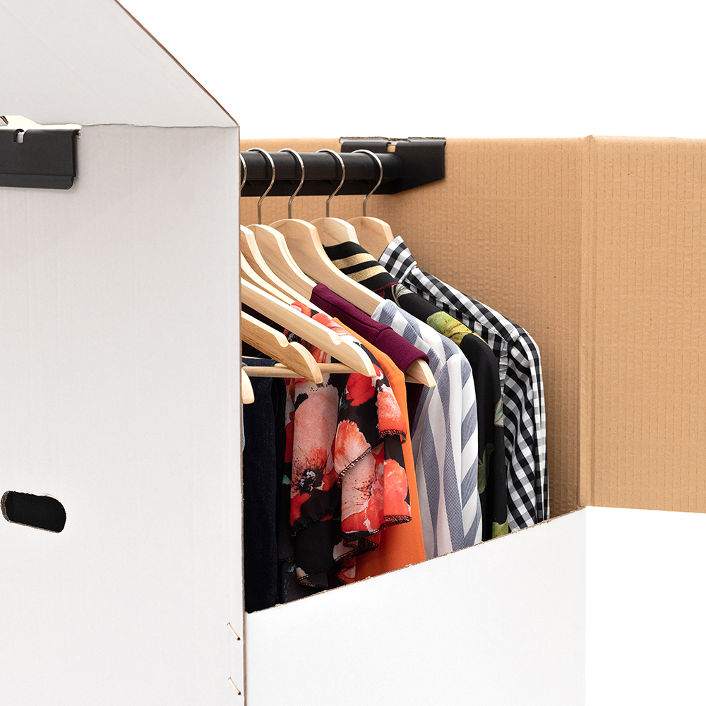 Cajas armario para envío de ropa I Mudanza ◁ Ra-pack